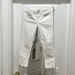 American Eagle, white, cropped jeans/jegging